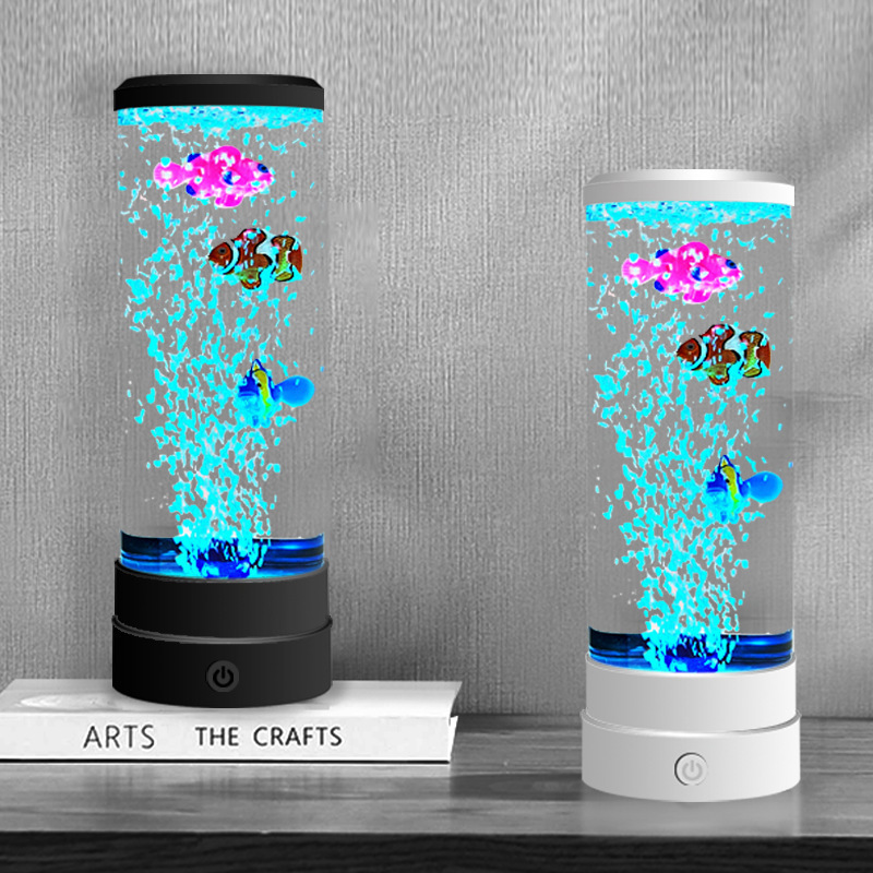 Home Decor For Birthday - Simulated LED Multi-color Bubble Fish Atmosphere