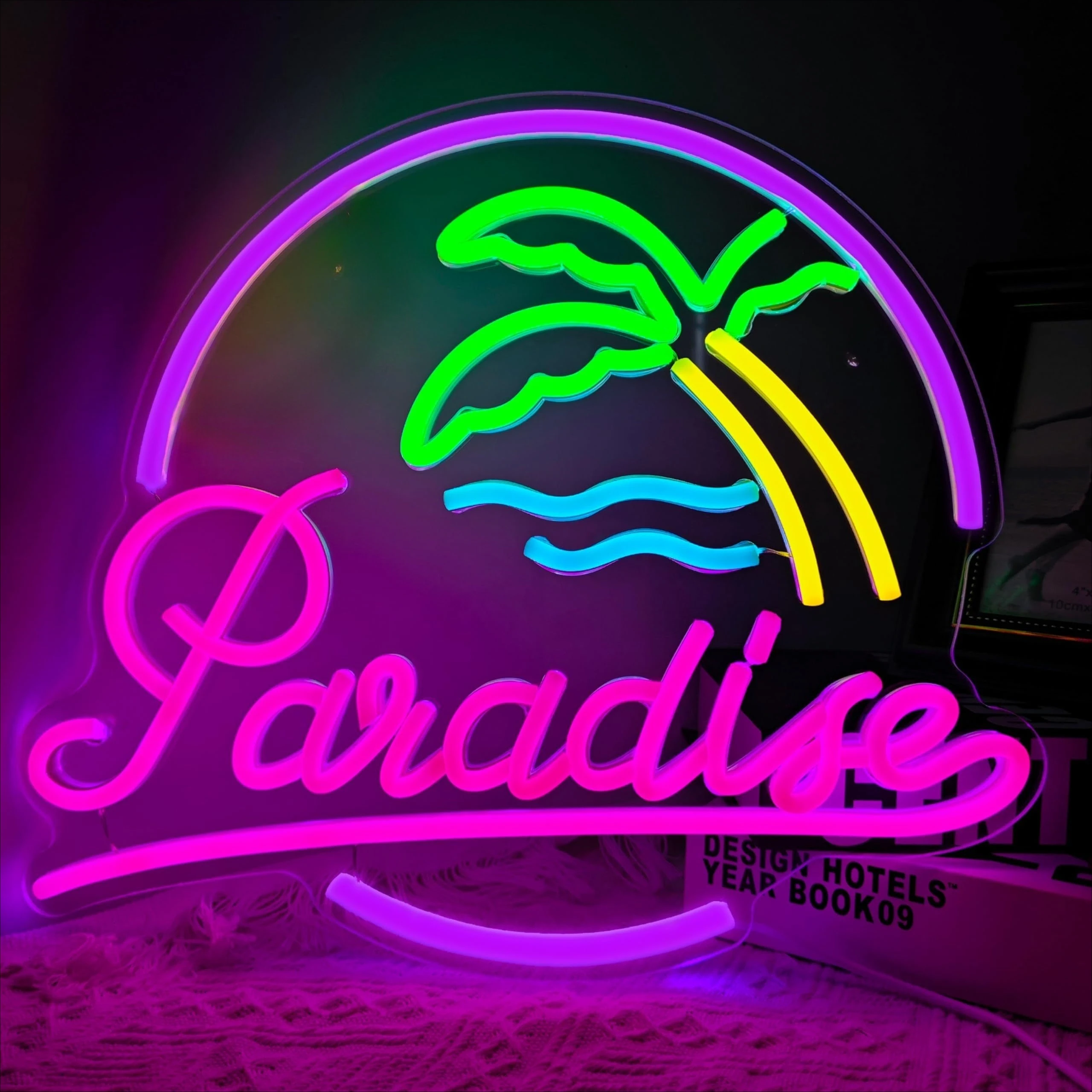 Home Decor Nearby - Aloha Paradise LED Neon Light Sign