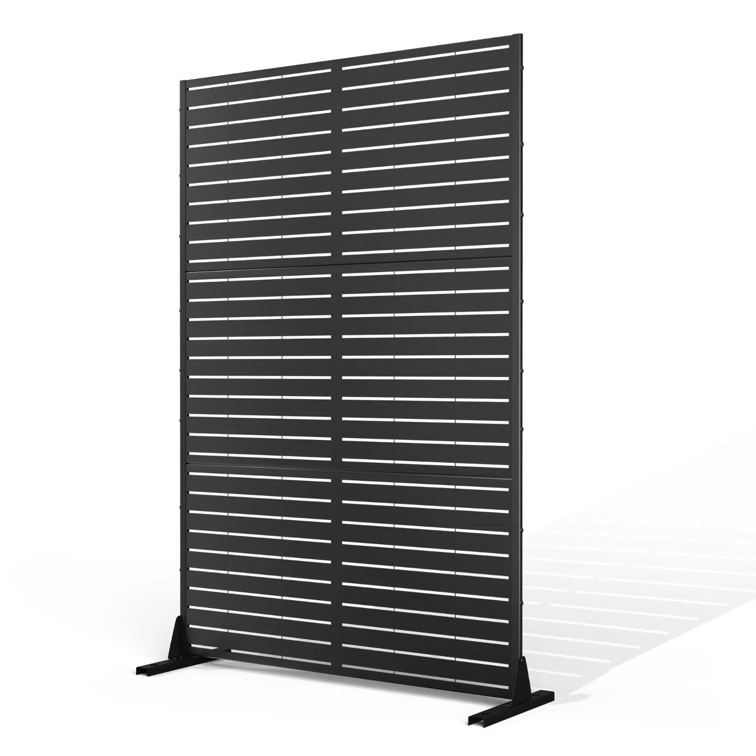 Room Divider Screen - Metal Privacy Screen Outdoor Freestanding Fence
