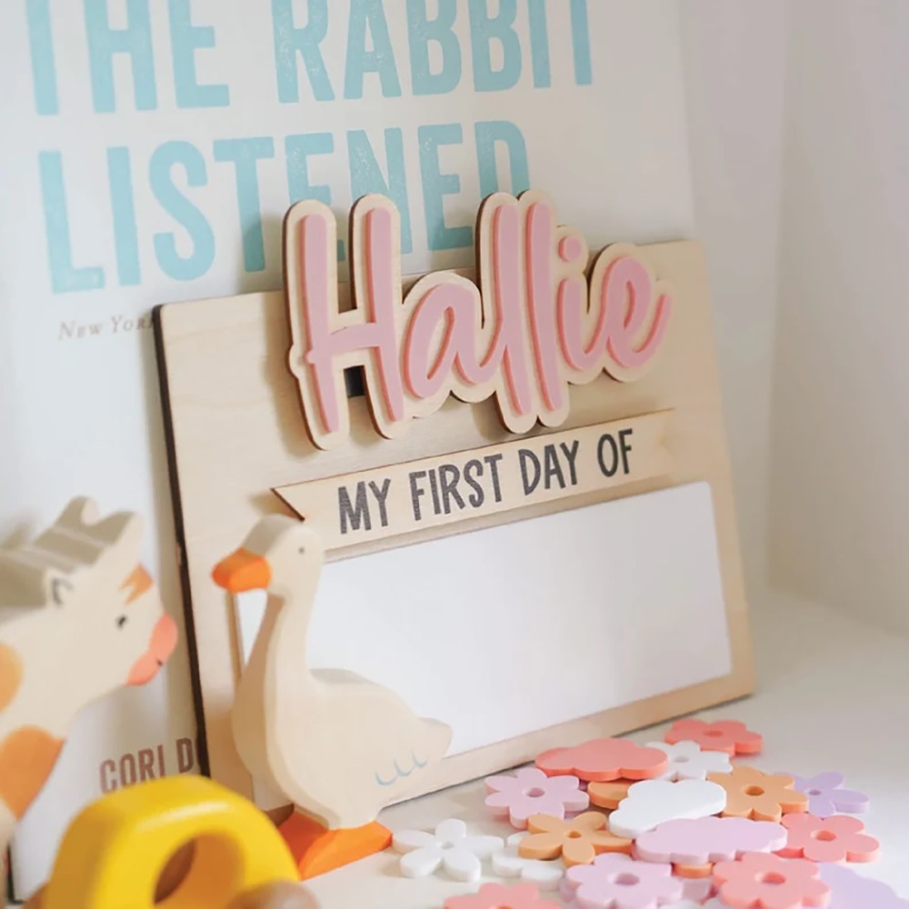 Home Decor For Birthday - 1Pc Custom First and Last Day