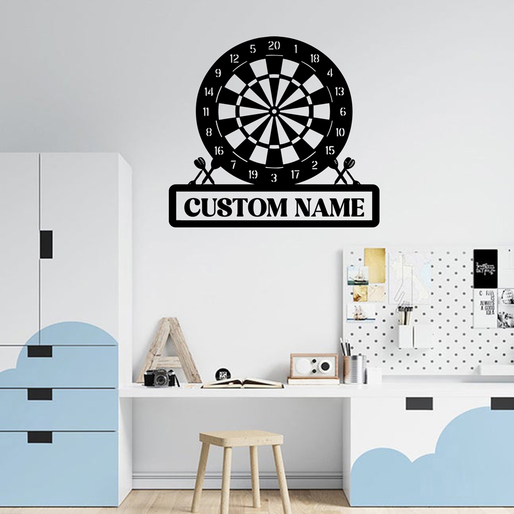 Home Decor Wall Tiles - 1PC Cool Dartboard Customizable Text Wall