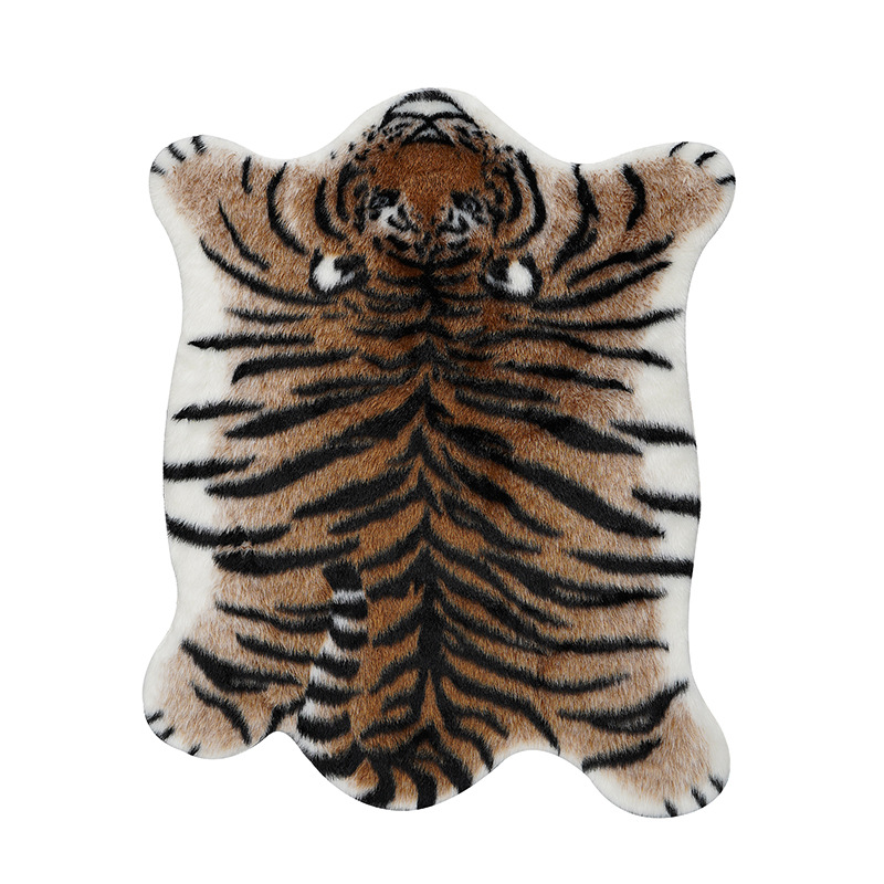 New Tiger Printed Rug  Cowhide - Cowhide Rug Faux ulasan dan harga