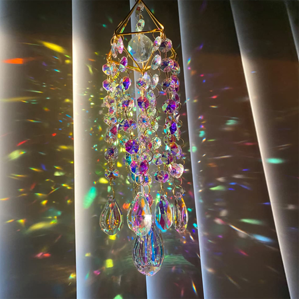 50CM Crystal Suncatcher Hangin - Crystal Sun Catcher ulasan dan harga