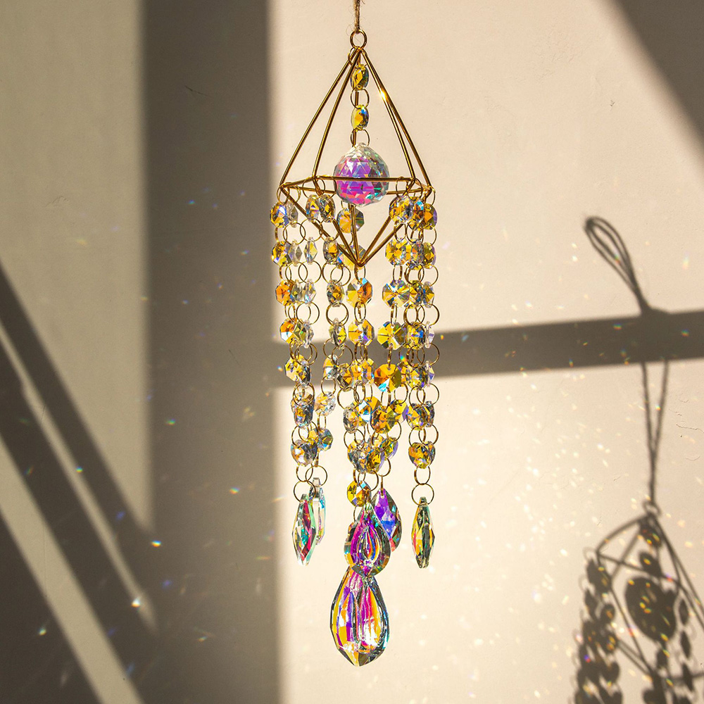 50CM Crystal Suncatcher Hangin - Crystal Sun Catcher ulasan dan harga
