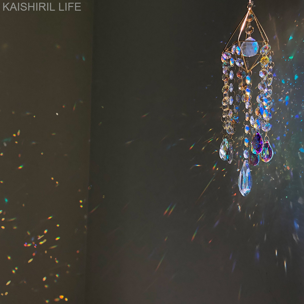 50CM Crystal Suncatcher Hangin - Crystal Sun Catcher ulasan dan harga