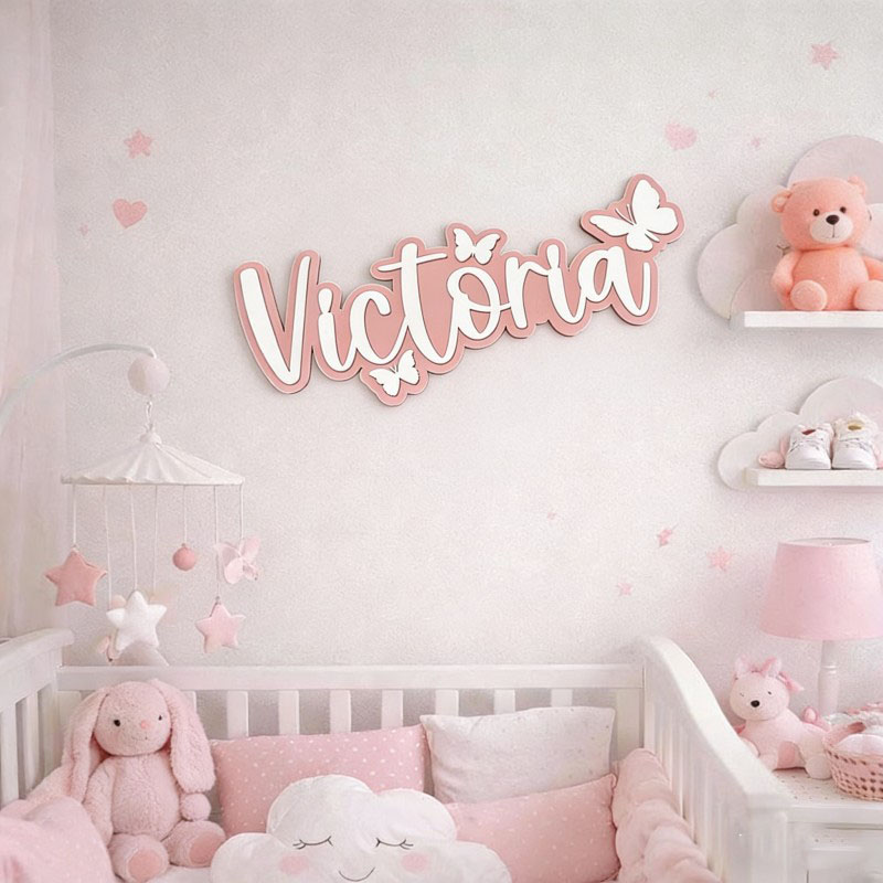 1Pc Custom Cartoon Butterfly N - Home Decor For Birthday ulasan dan harga
