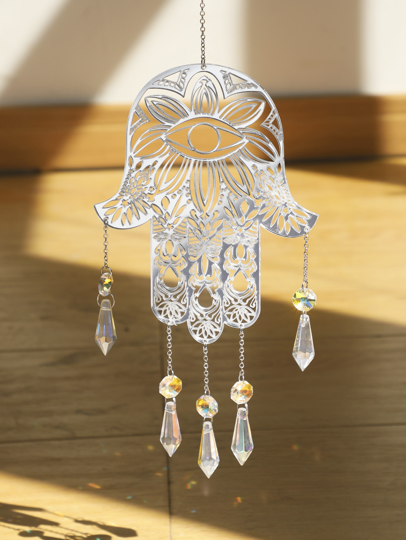 Evil Eye Hanging Garden Suncat - Crystal Sun Catcher ulasan dan harga