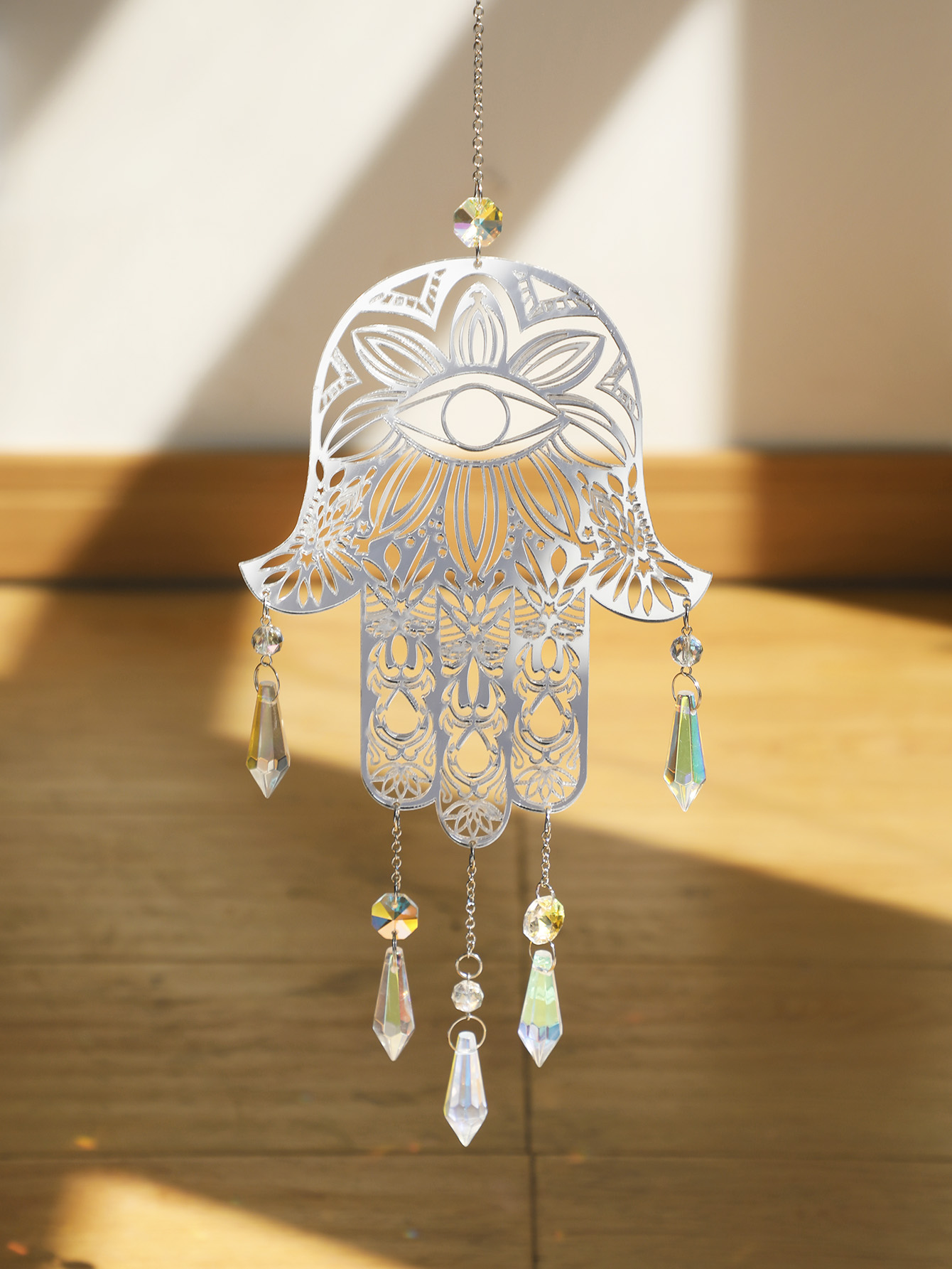Evil Eye Hanging Garden Suncat - Crystal Sun Catcher ulasan dan harga