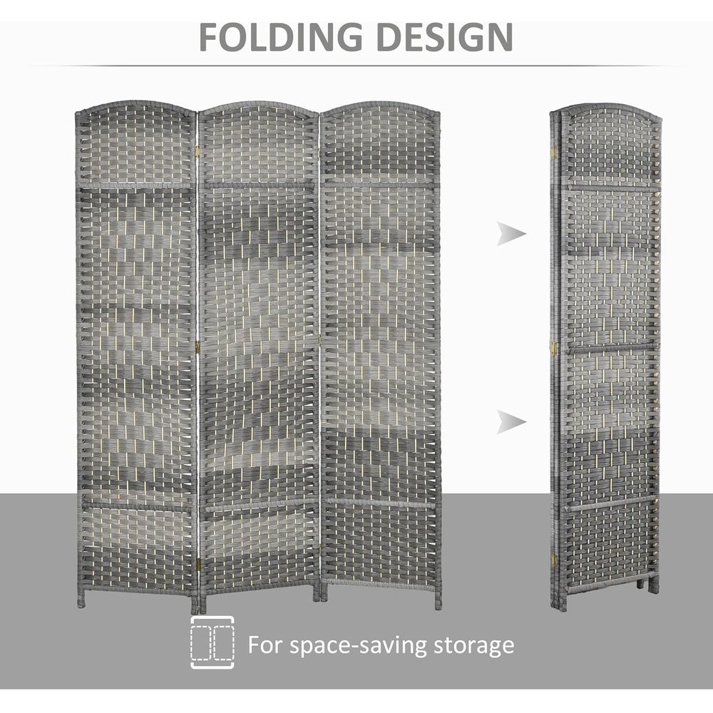 Handwoven PP 3-Panel Room Divi - Room Divider Screen ulasan dan harga