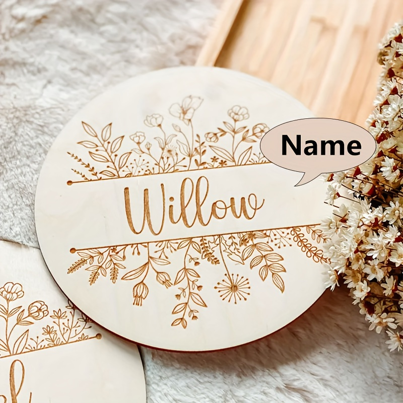 Personalized Floral Engraved N - Home Decor For Birthday ulasan dan harga