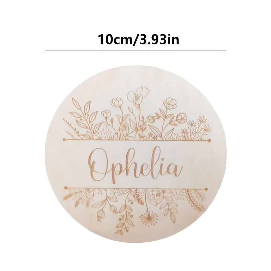 Personalized Floral Engraved N - Home Decor For Birthday ulasan dan harga