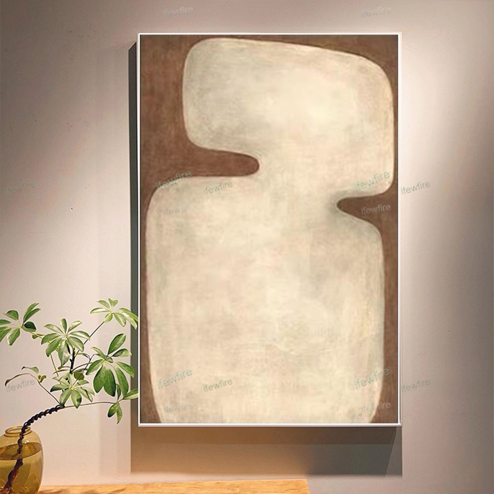 100% Hand-Painted Abstract Oil - Home Decor Color Palettes ulasan dan harga