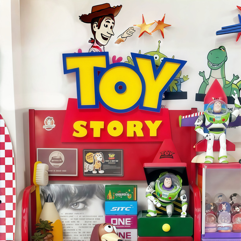 TOY STORY 3DLogo Signboard Car - Home Decor Online ulasan dan harga