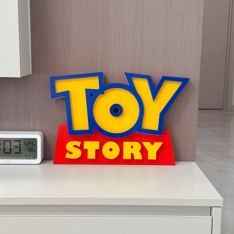 TOY STORY 3DLogo Signboard Car - Home Decor Online ulasan dan harga