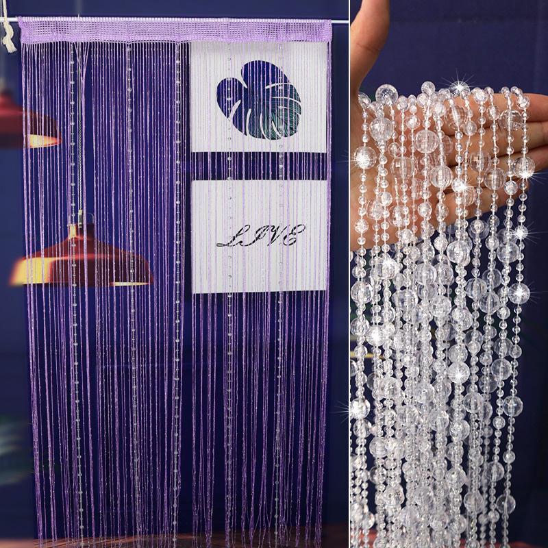 1pcs 100*200cm Crystal Beaded  - Room Divider Screen ulasan dan harga