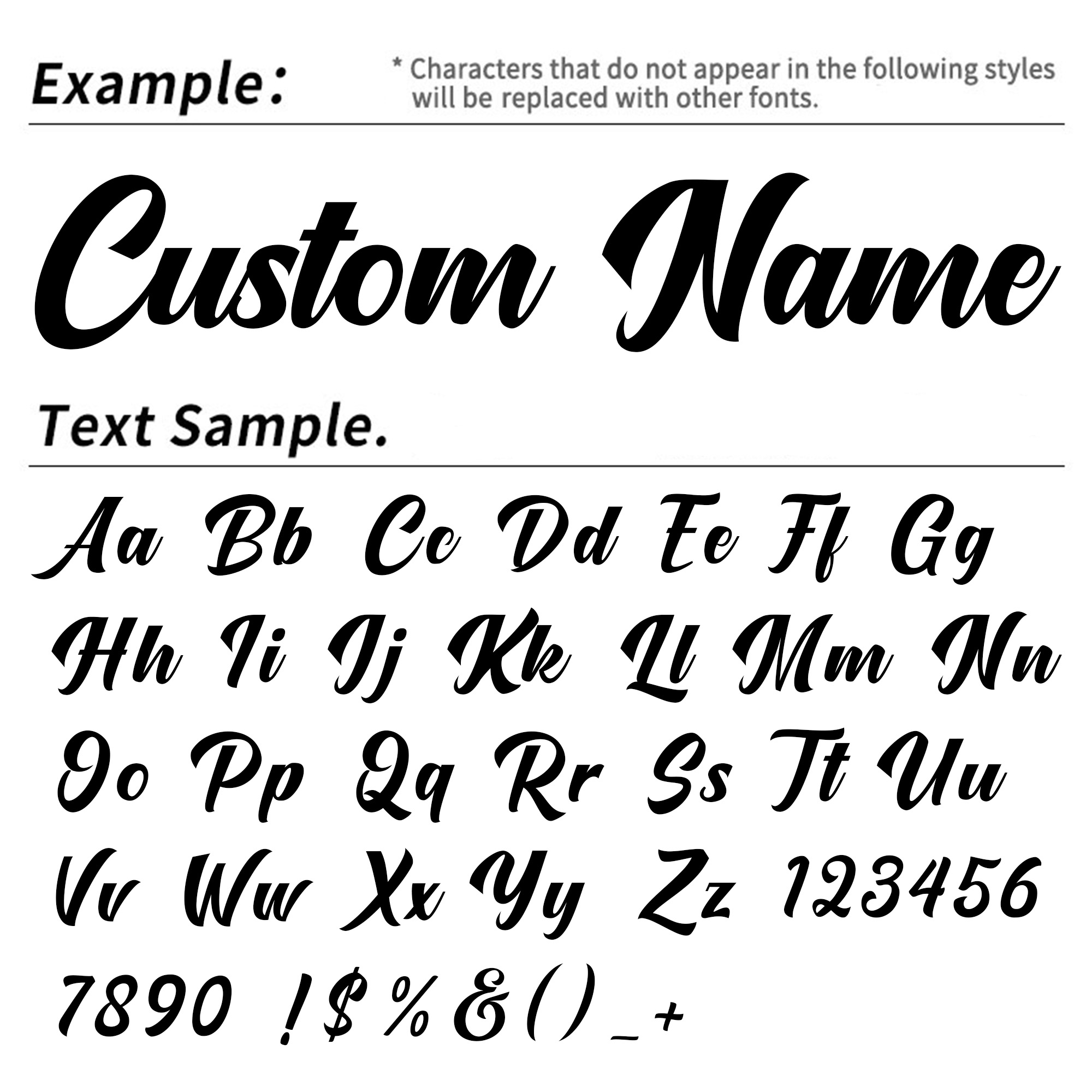 3PCS Custom Name Stickers Pers - Home Decor For Birthday ulasan dan harga