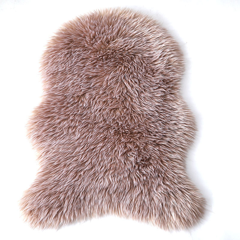 Soft Fur Artificial Sheepskin  - Cowhide Rug Faux ulasan dan harga
