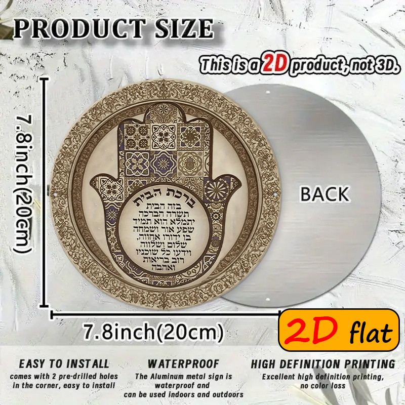 CIFBUY Exotic Hamsa Hand Alumi - Home Decoration ulasan dan harga