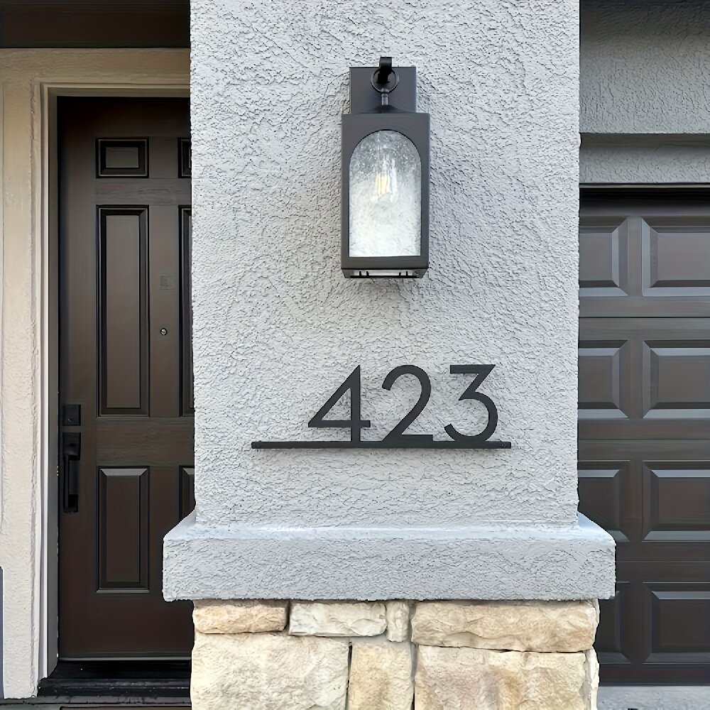 Custom Metal House Number Sign - Home Decor Nearby ulasan dan harga