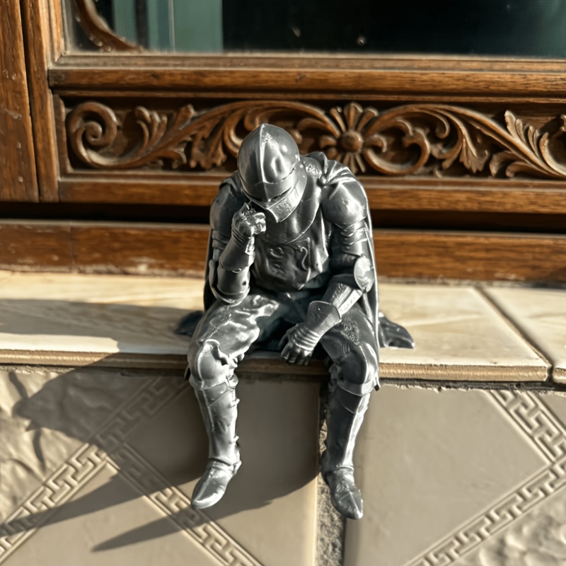 Medieval Knight Figurine Vinta - Home Decor Medieval ulasan dan harga