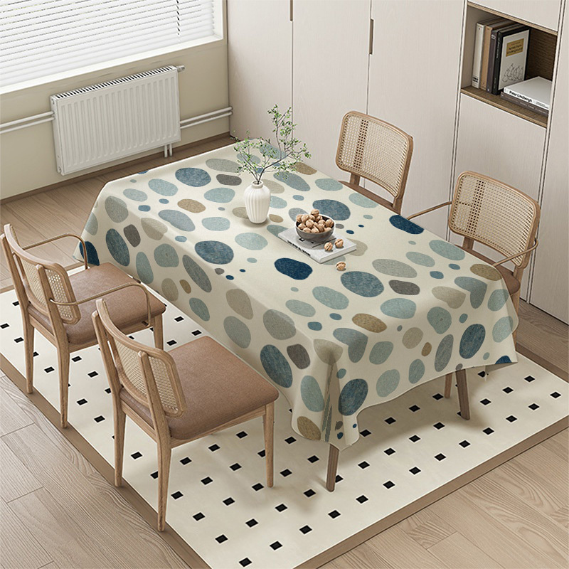 1pc, 2D Flat Printed Tableclot - Home Decor Color Palettes ulasan dan harga