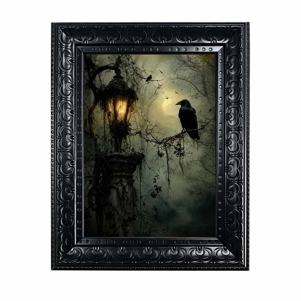 Halloween Wall Art, Framed Can - Abstract Oil Painting ulasan dan harga
