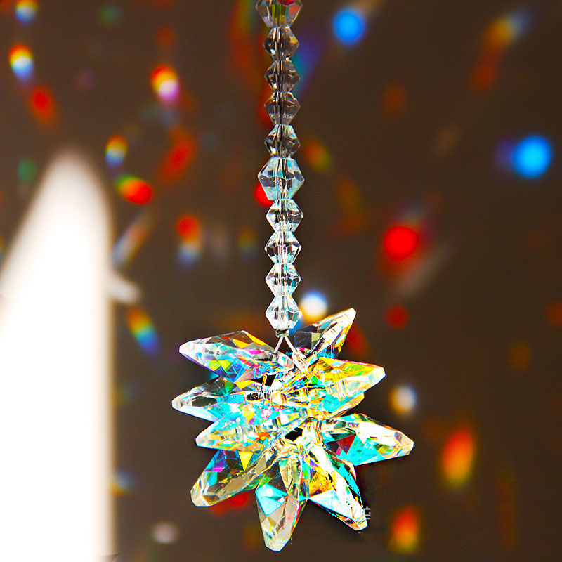 Star Crystal Sun Catcher Hangi - Crystal Sun Catcher ulasan dan harga