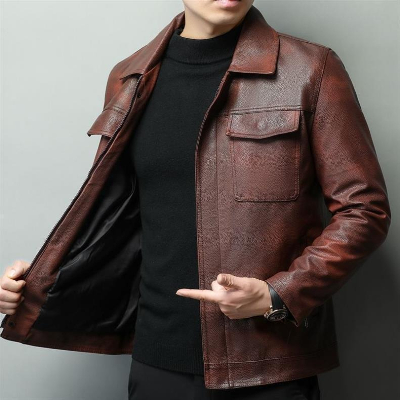 Vintage Brown Cowhide Leather  - Cowhide Rug Faux ulasan dan harga