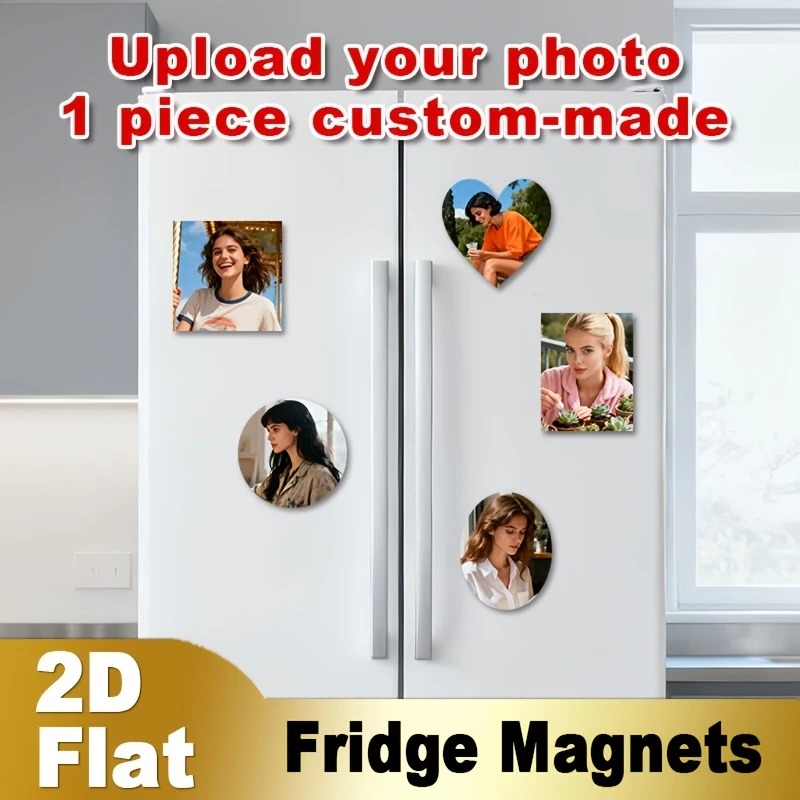 Custom Photo Fridge Magnet 2D  - Home Decor For Birthday ulasan dan harga