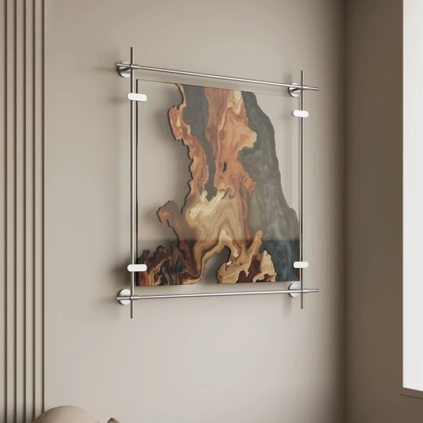 Acrylic installation painting  - Abstract Oil Painting ulasan dan harga