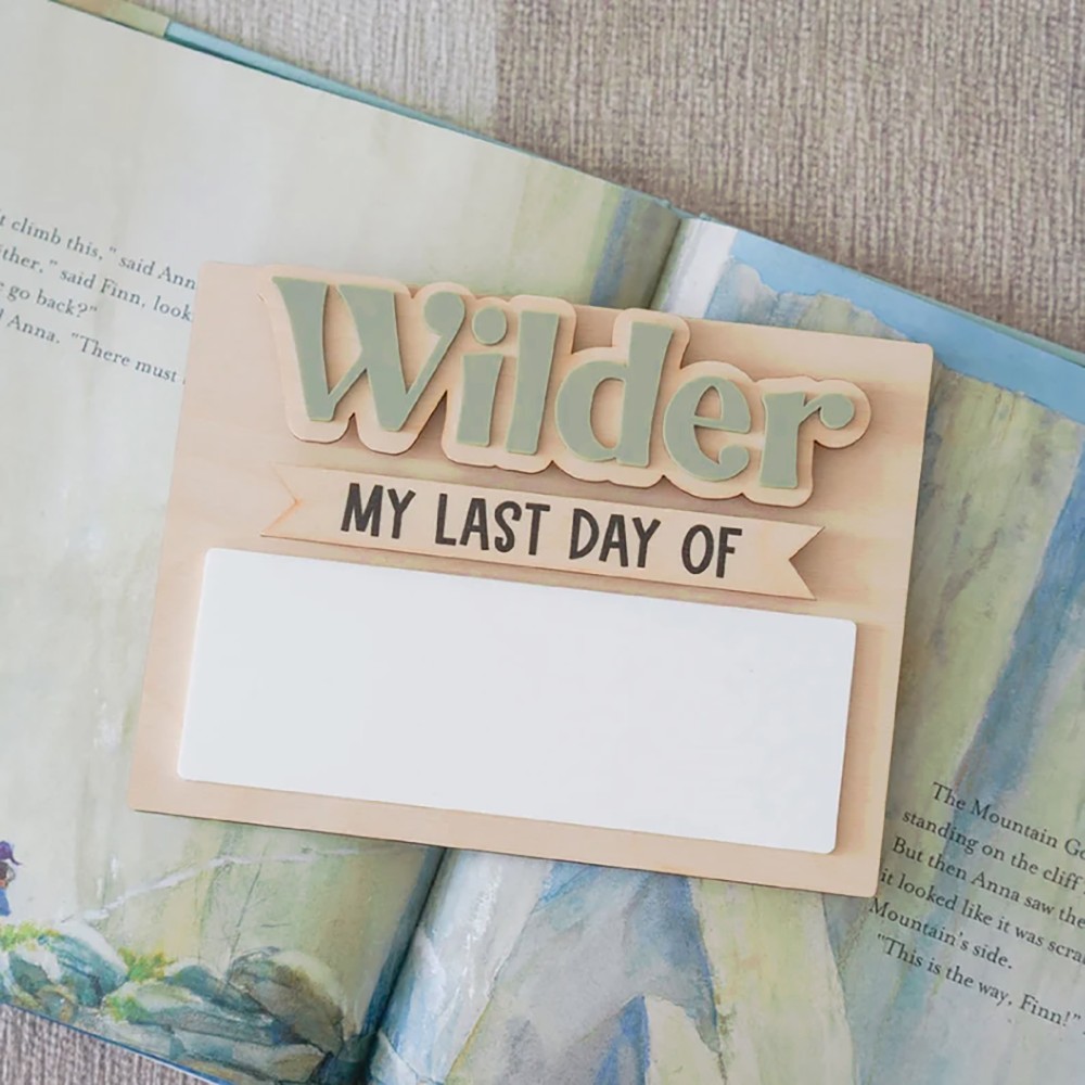 1Pc Custom First and Last Day  - Home Decor For Birthday ulasan dan harga