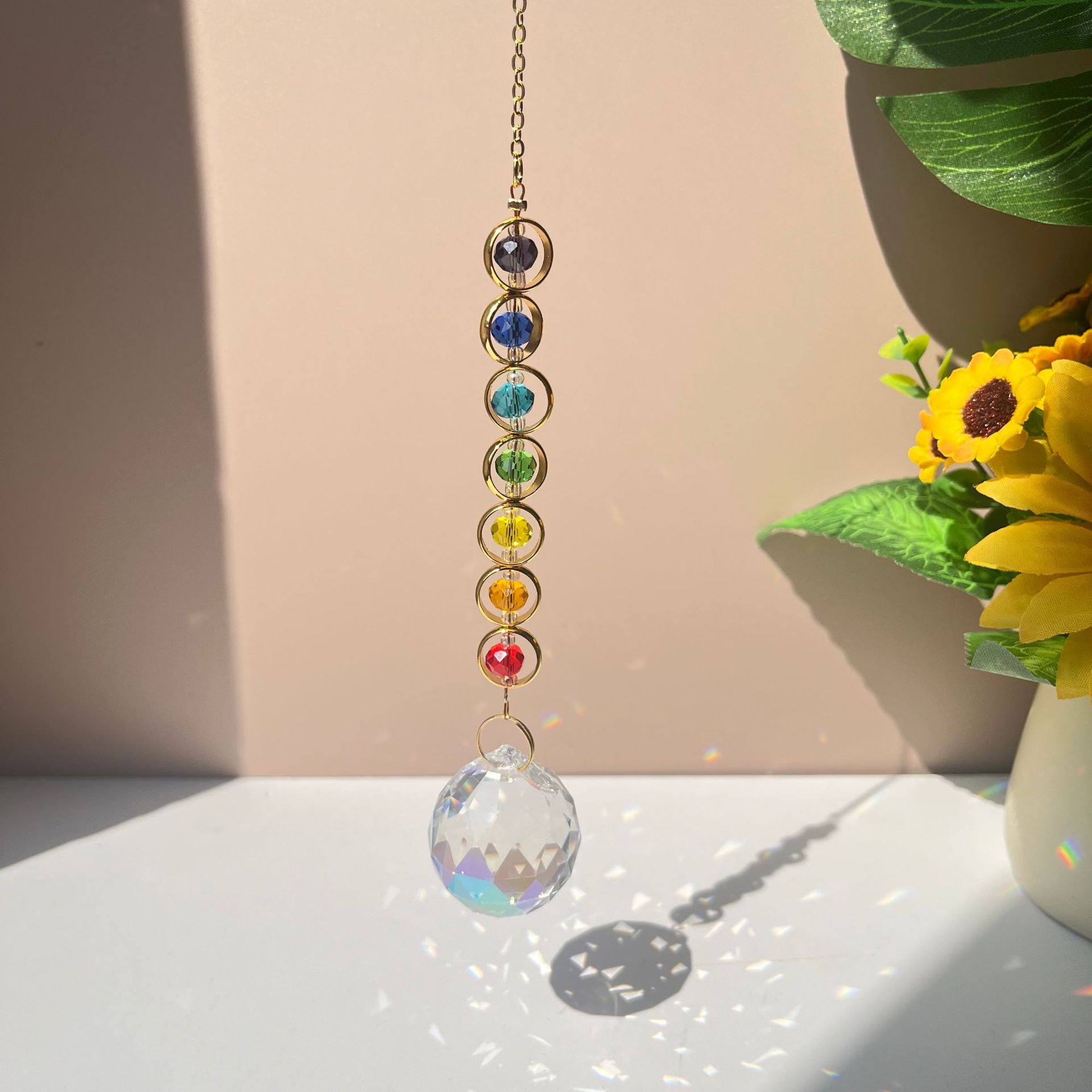 1PC Crystal Glass Suncatcher M - Crystal Sun Catcher ulasan dan harga