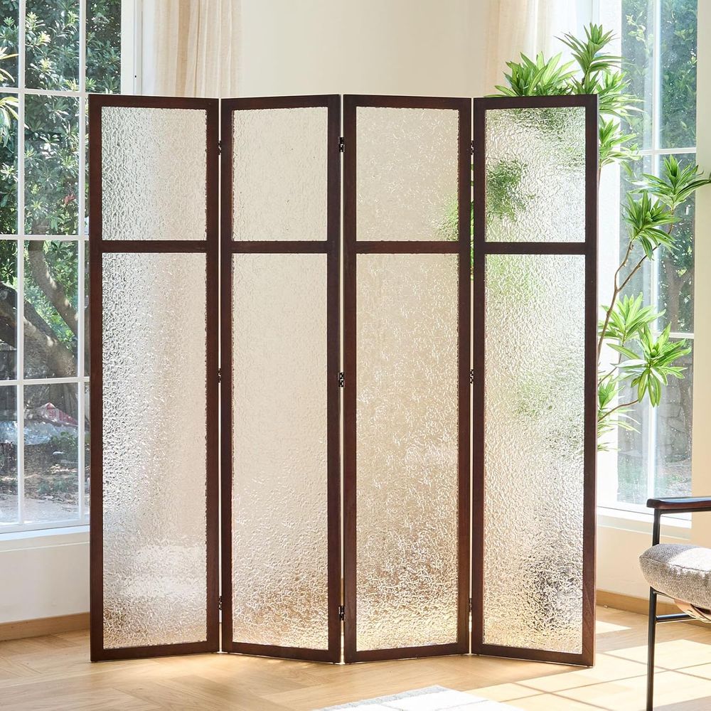 4-Panel Acrylic Folding Room D - Room Divider Screen ulasan dan harga