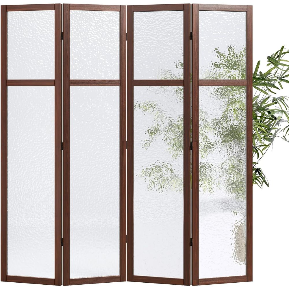 4-Panel Acrylic Folding Room D - Room Divider Screen ulasan dan harga