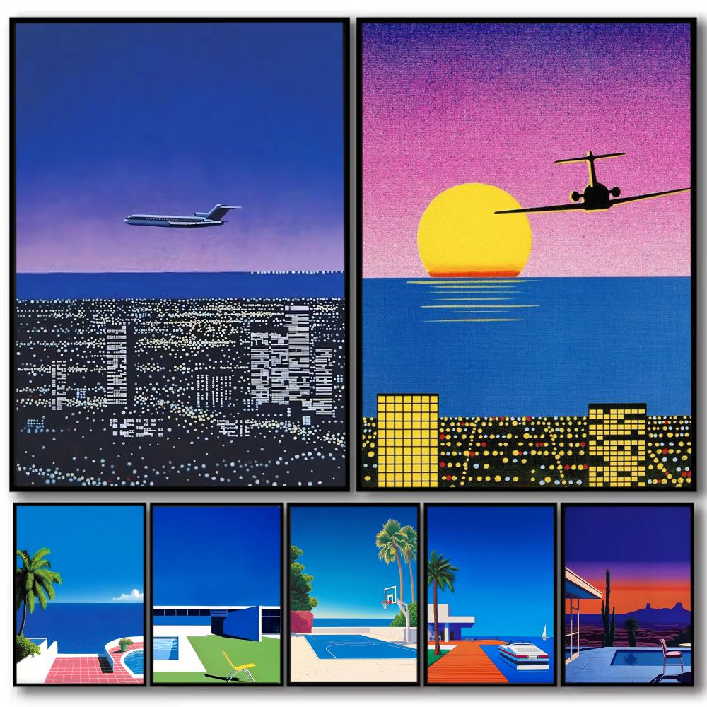 1pc frameless H-hiroshi Nagai  - Abstract Oil Painting ulasan dan harga