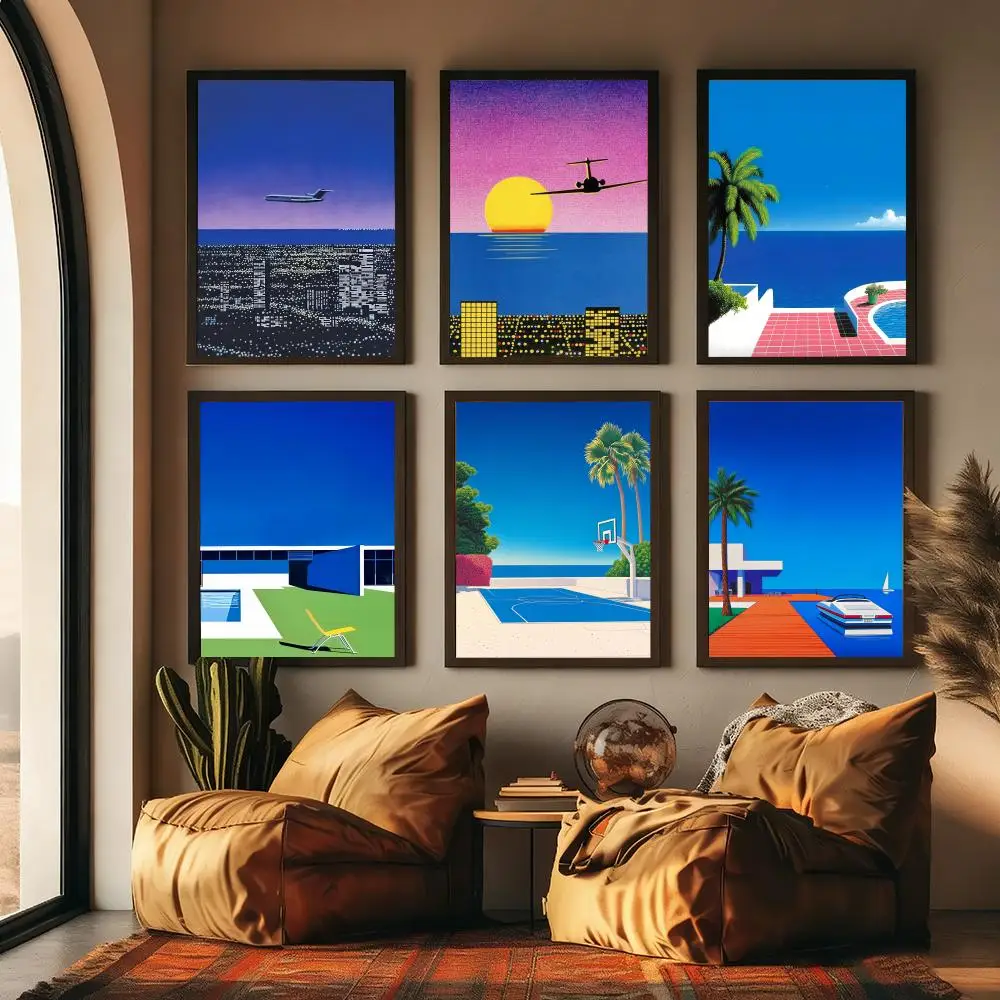 1pc frameless H-hiroshi Nagai  - Abstract Oil Painting ulasan dan harga