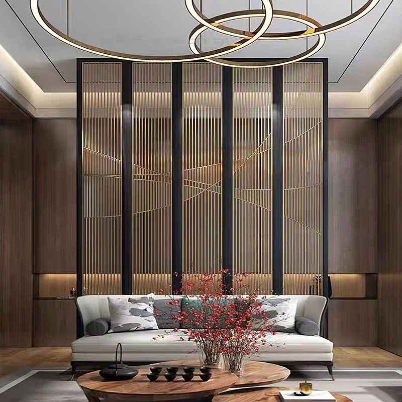 custom.Modern Stainless Steel  - Room Divider Screen ulasan dan harga