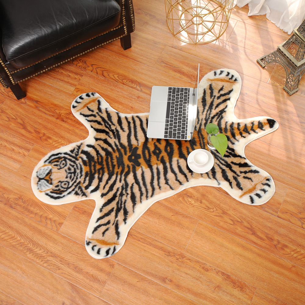 Tiger Printed Rug Cow Leopard  - Cowhide Rug Faux ulasan dan harga