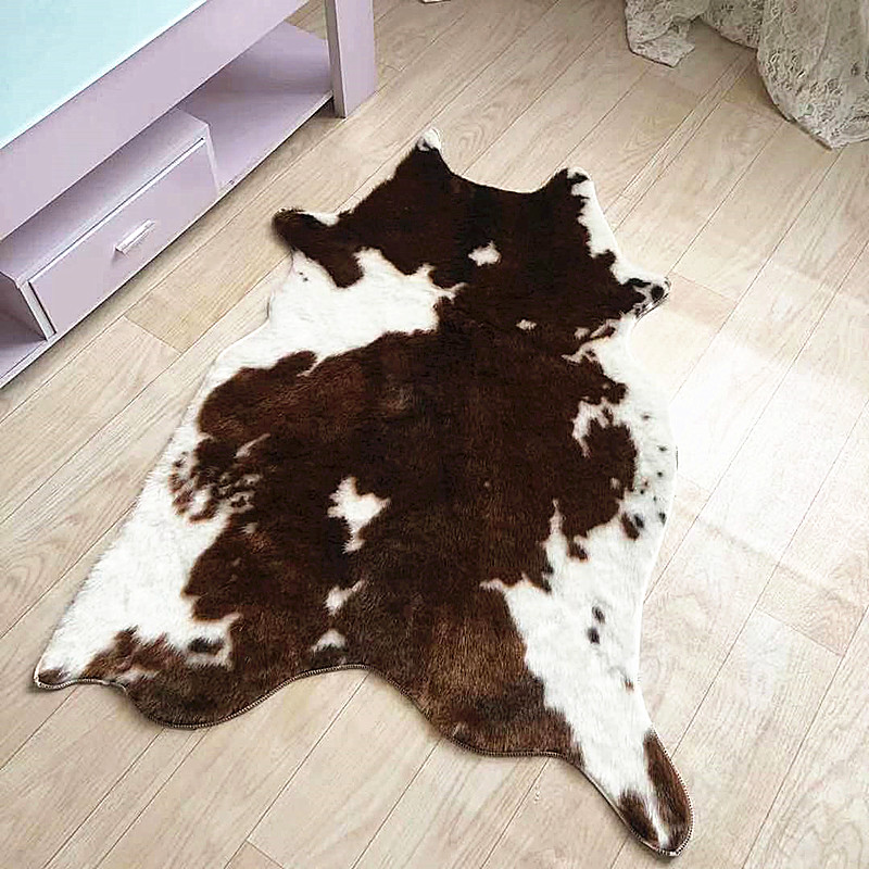 Tiger Printed Rug Cow Leopard  - Cowhide Rug Faux ulasan dan harga