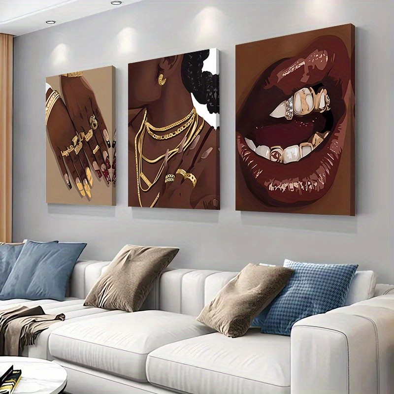 3pcs Framed Abstract Canvas Ar - Abstract Oil Painting ulasan dan harga