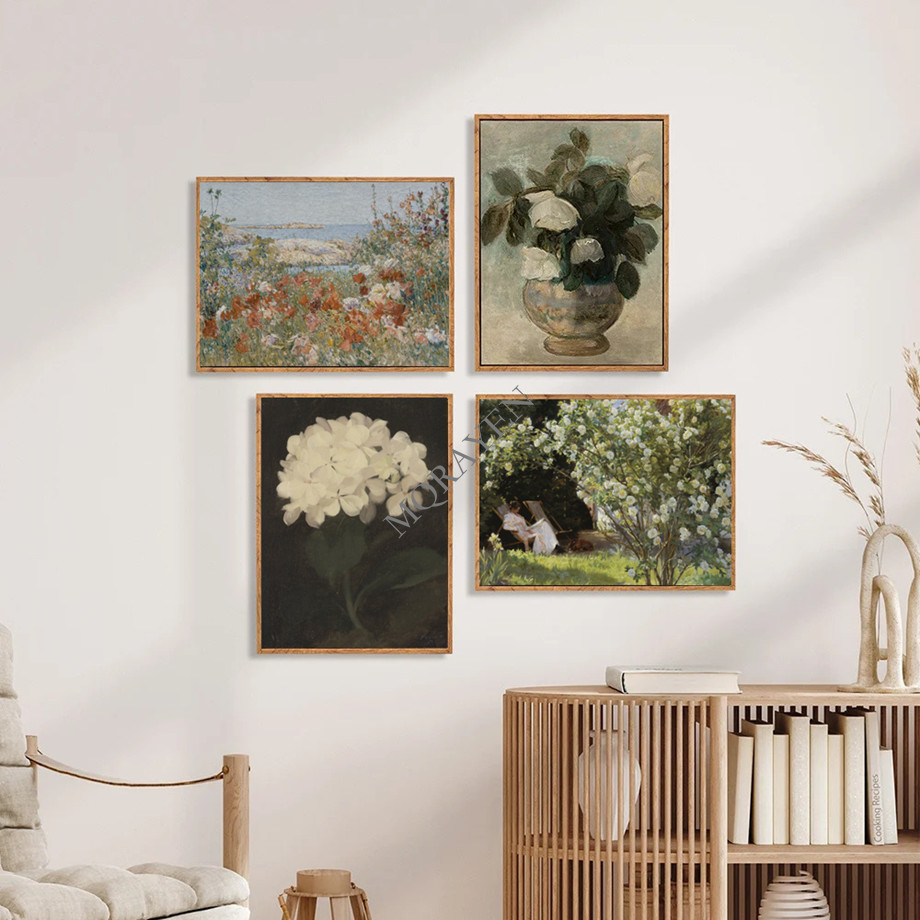 Rural Nature Landscape Wall Ar - Victory Home Decor ulasan dan harga