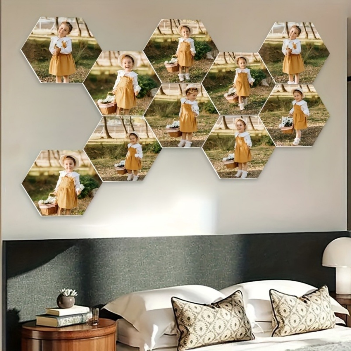 Custom Wall Decor — Modern Hex - Home Decor For Birthday ulasan dan harga