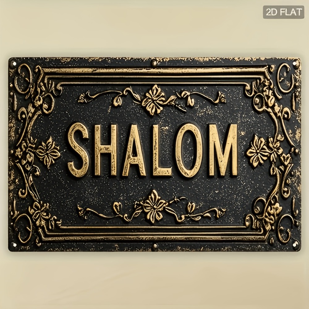 CIFBUY Shalom Black Gold Flora - Home Decoration ulasan dan harga
