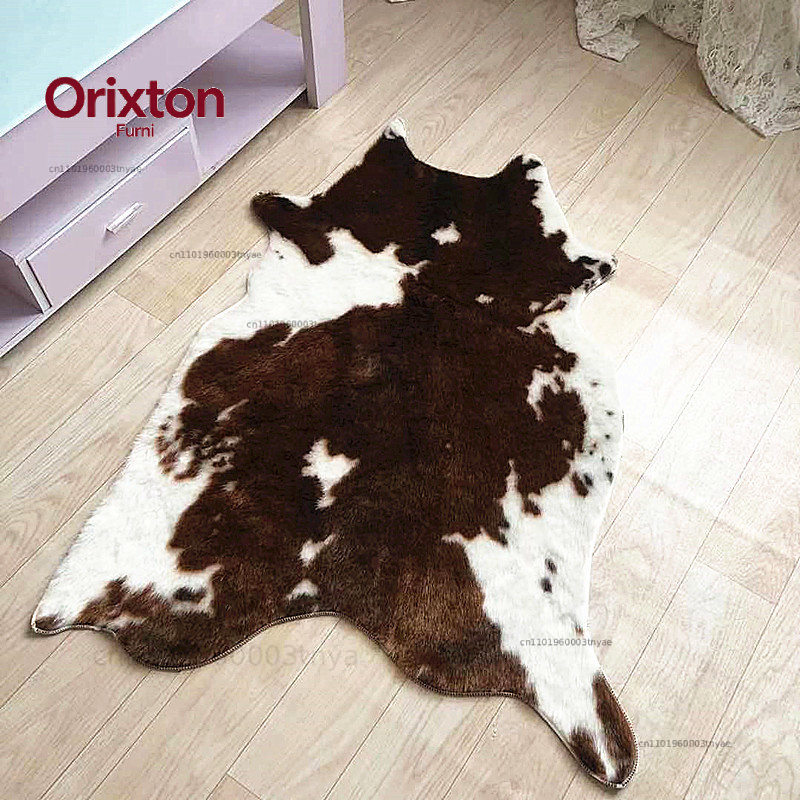 Tiger Printed Rug Cow Leopard  - Cowhide Rug Faux ulasan dan harga
