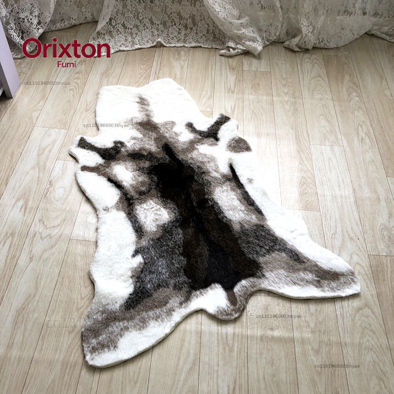 Tiger Printed Rug Cow Leopard  - Cowhide Rug Faux ulasan dan harga