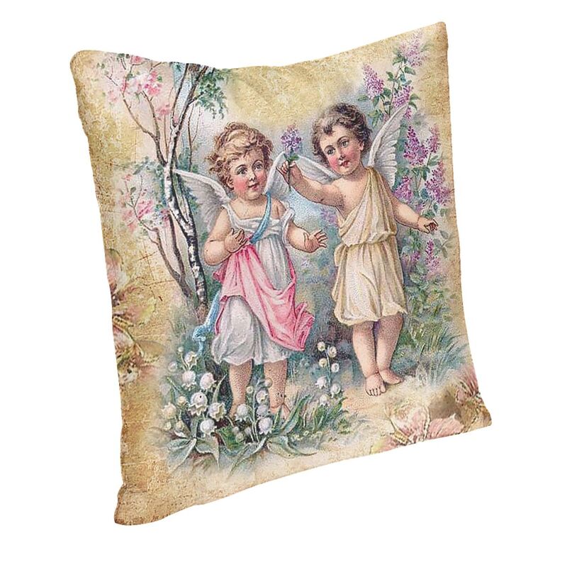 Victorian Angel Square Pillow  - Victory Home Decor ulasan dan harga