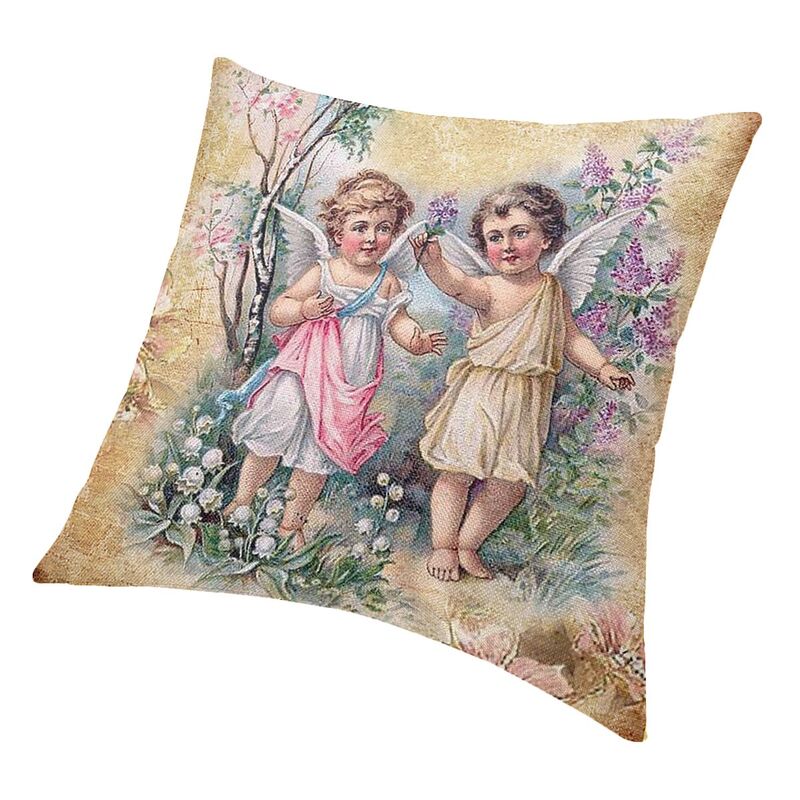 Victorian Angel Square Pillow  - Victory Home Decor ulasan dan harga