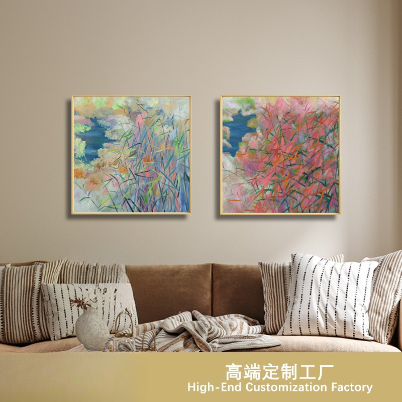 High-class living room decorat - Abstract Oil Painting ulasan dan harga