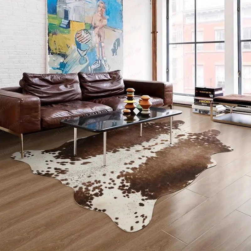 Amazon Hot Sale Faux Cowhide R - Cowhide Rug Faux ulasan dan harga