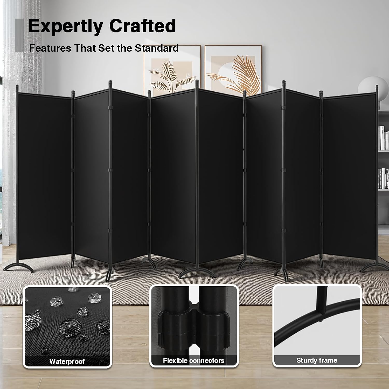Room Divider-Folding Privacy S - Room Divider Screen ulasan dan harga